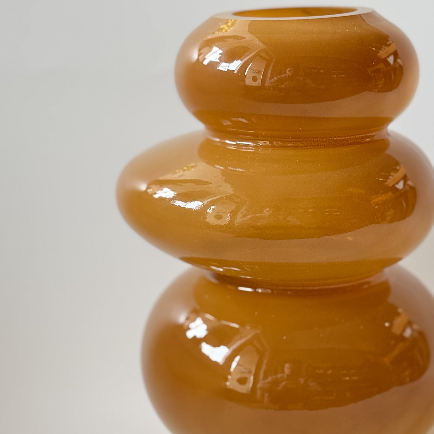 Sylvie Stacked Vase | Caramel