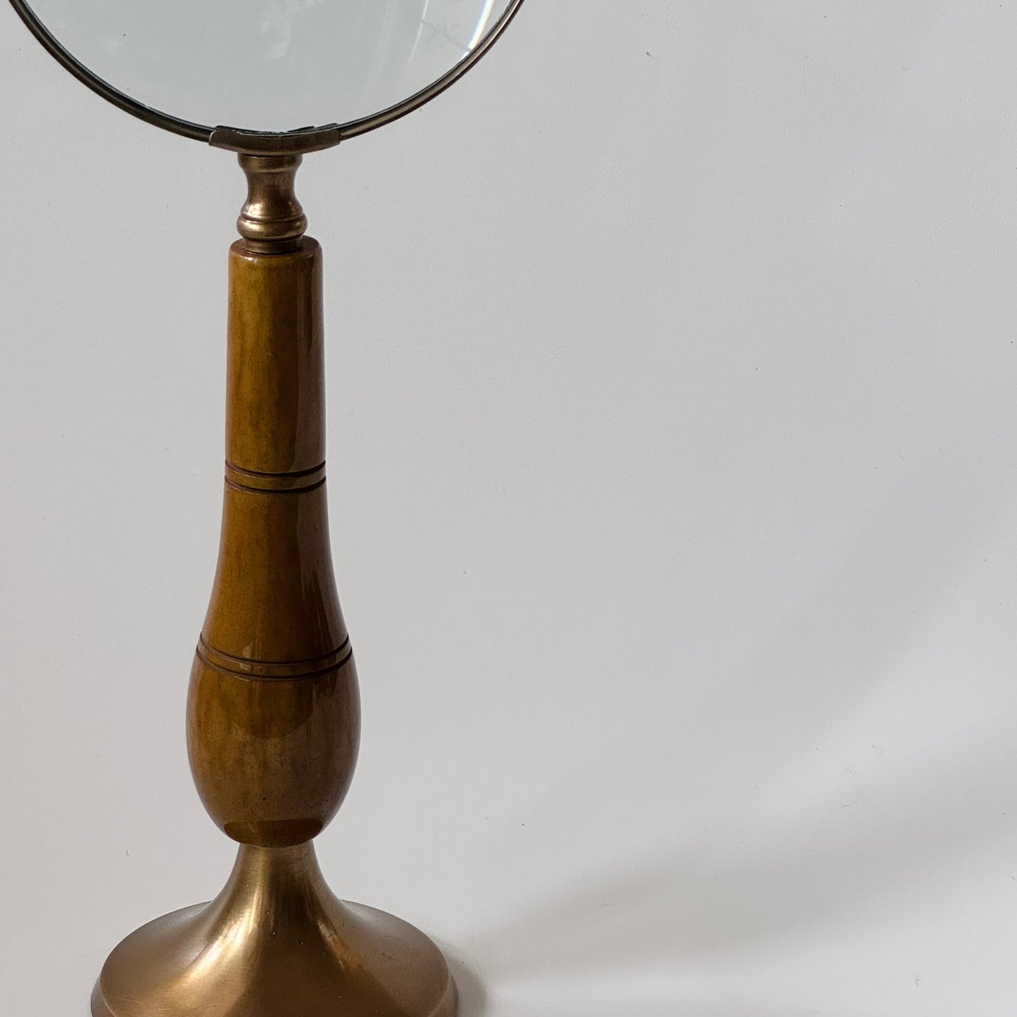 Blair Brass & Bone Standing Magnifying Glass