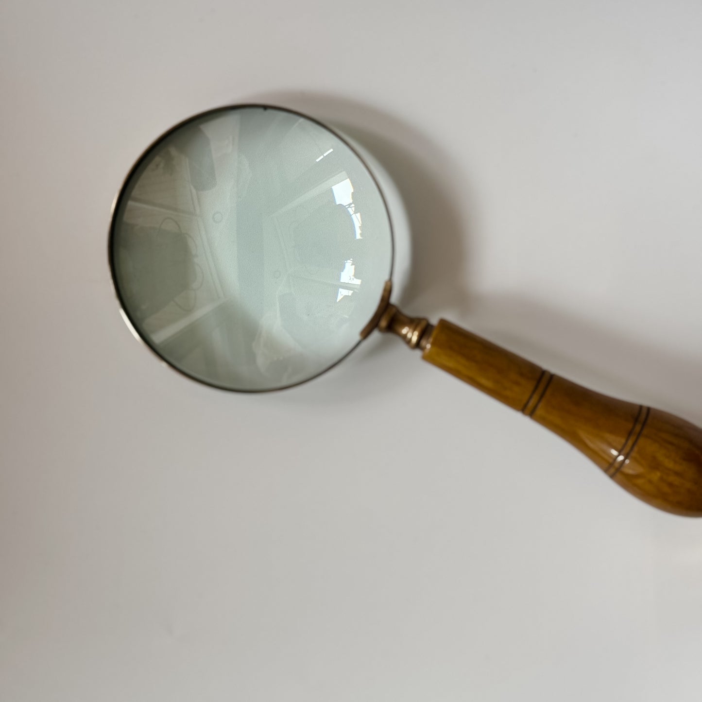 Blair Brass & Bone Standing Magnifying Glass