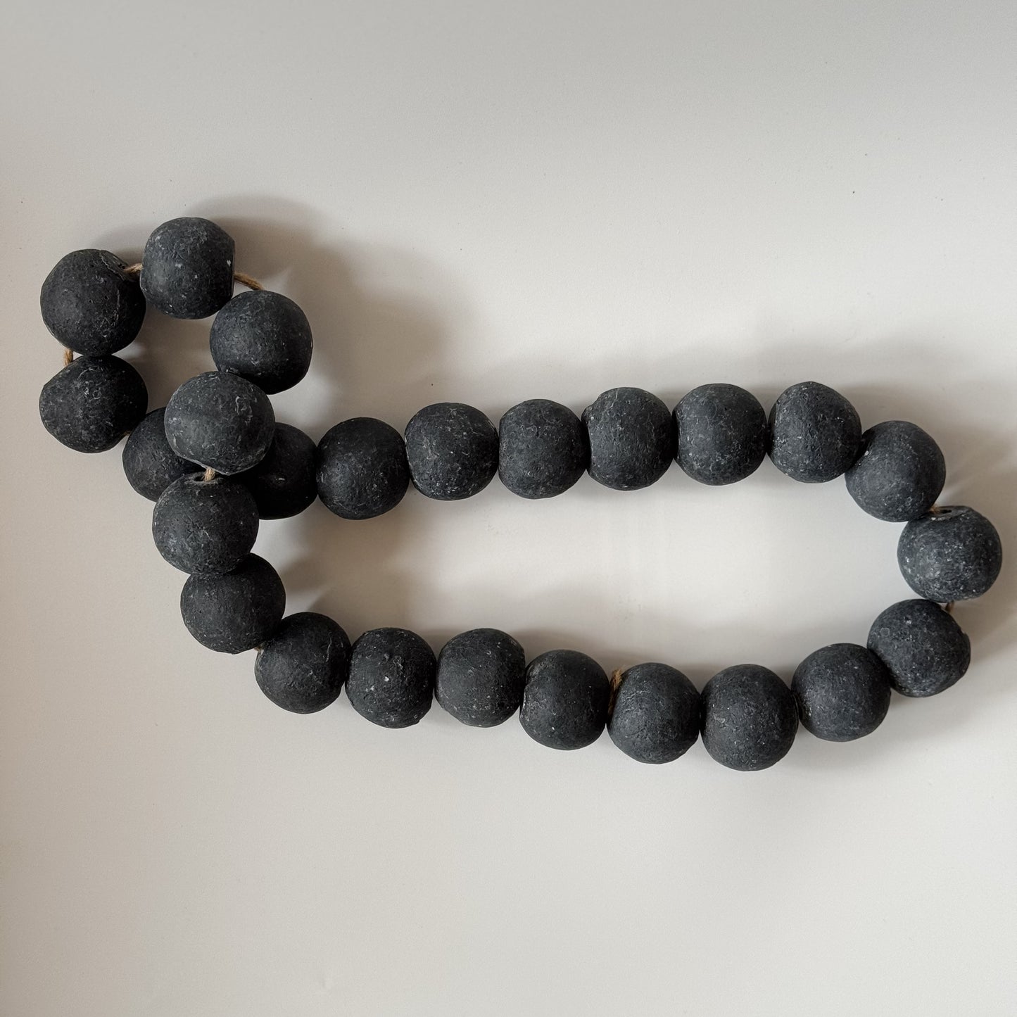 Handmade Decorative Cement Beads | Black