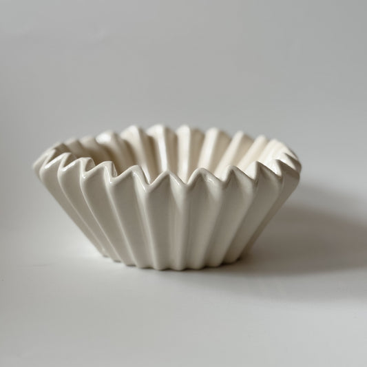 Freya Fluted Stoneware Catchall