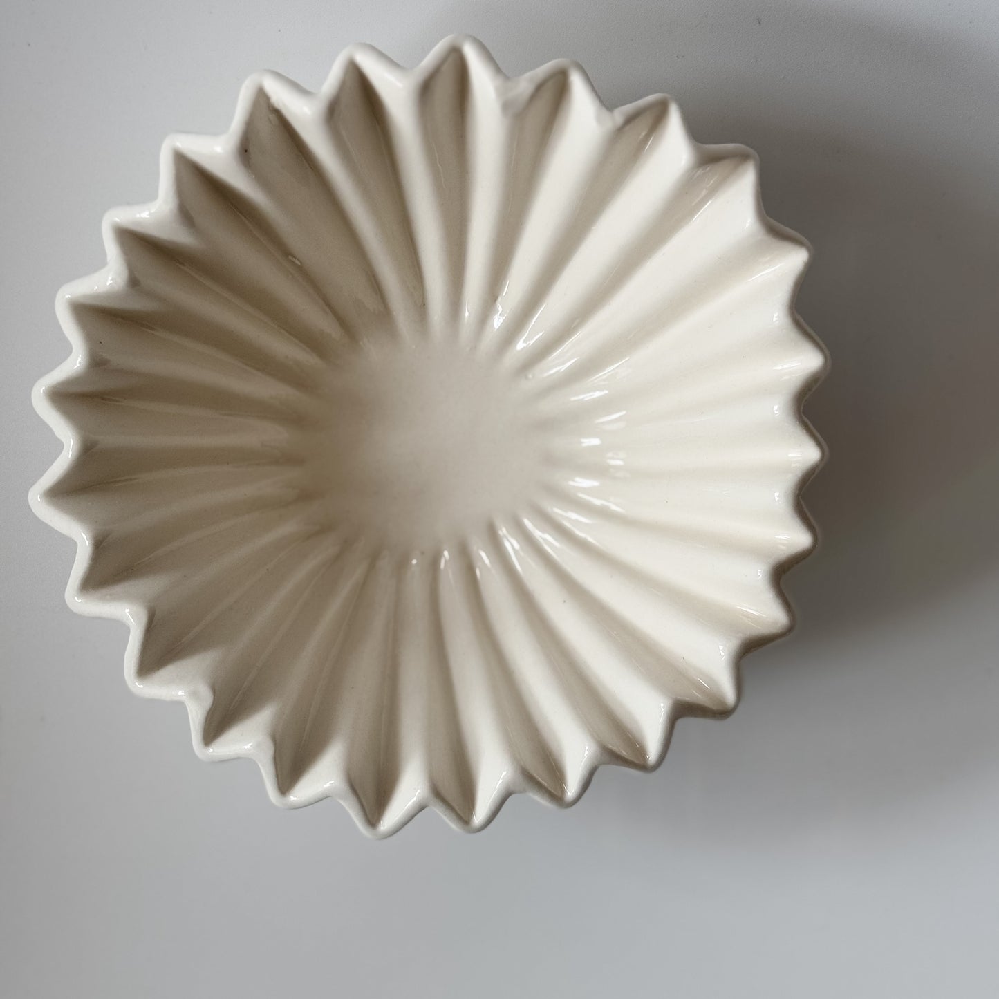 Freya Fluted Stoneware Catchall