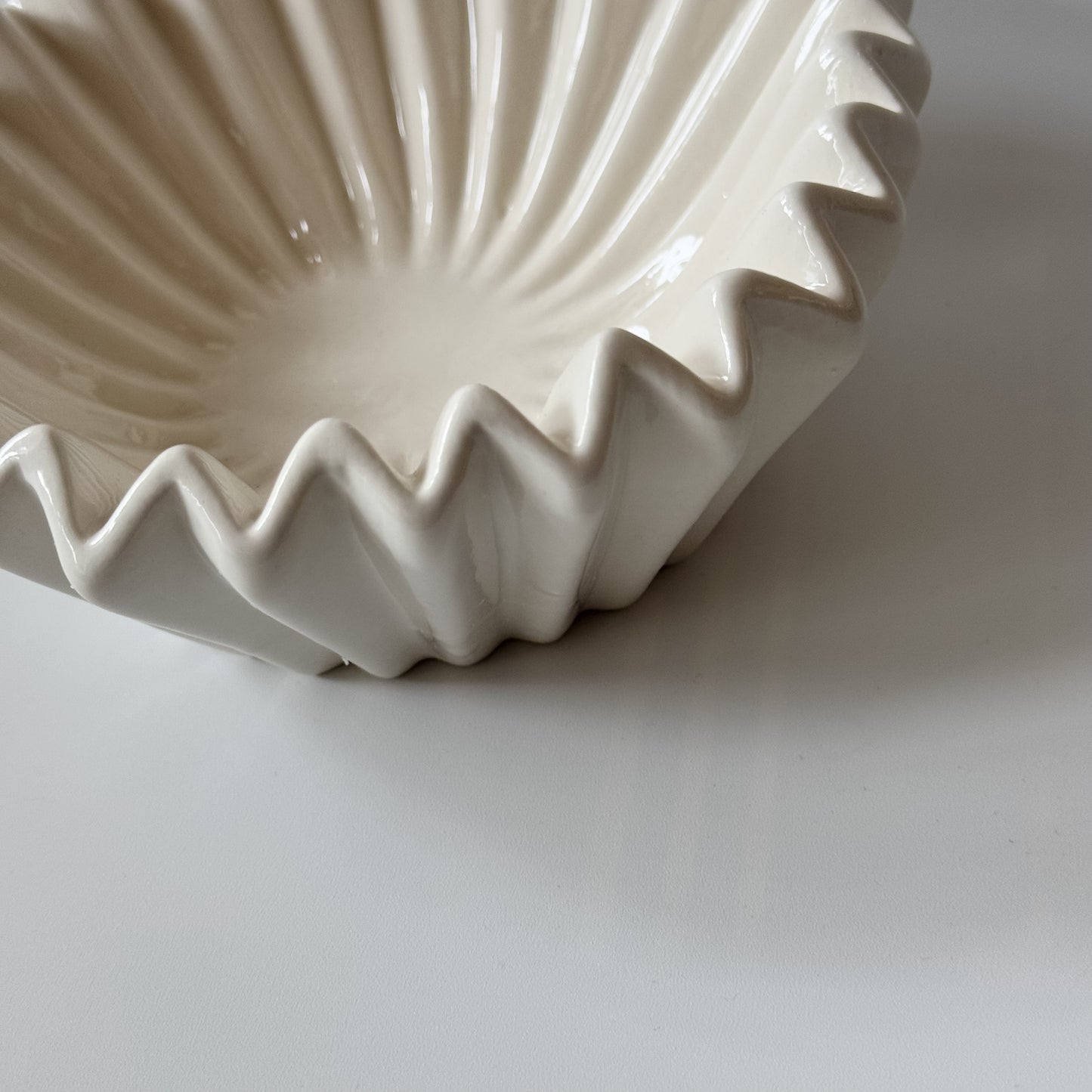 Freya Fluted Stoneware Catchall