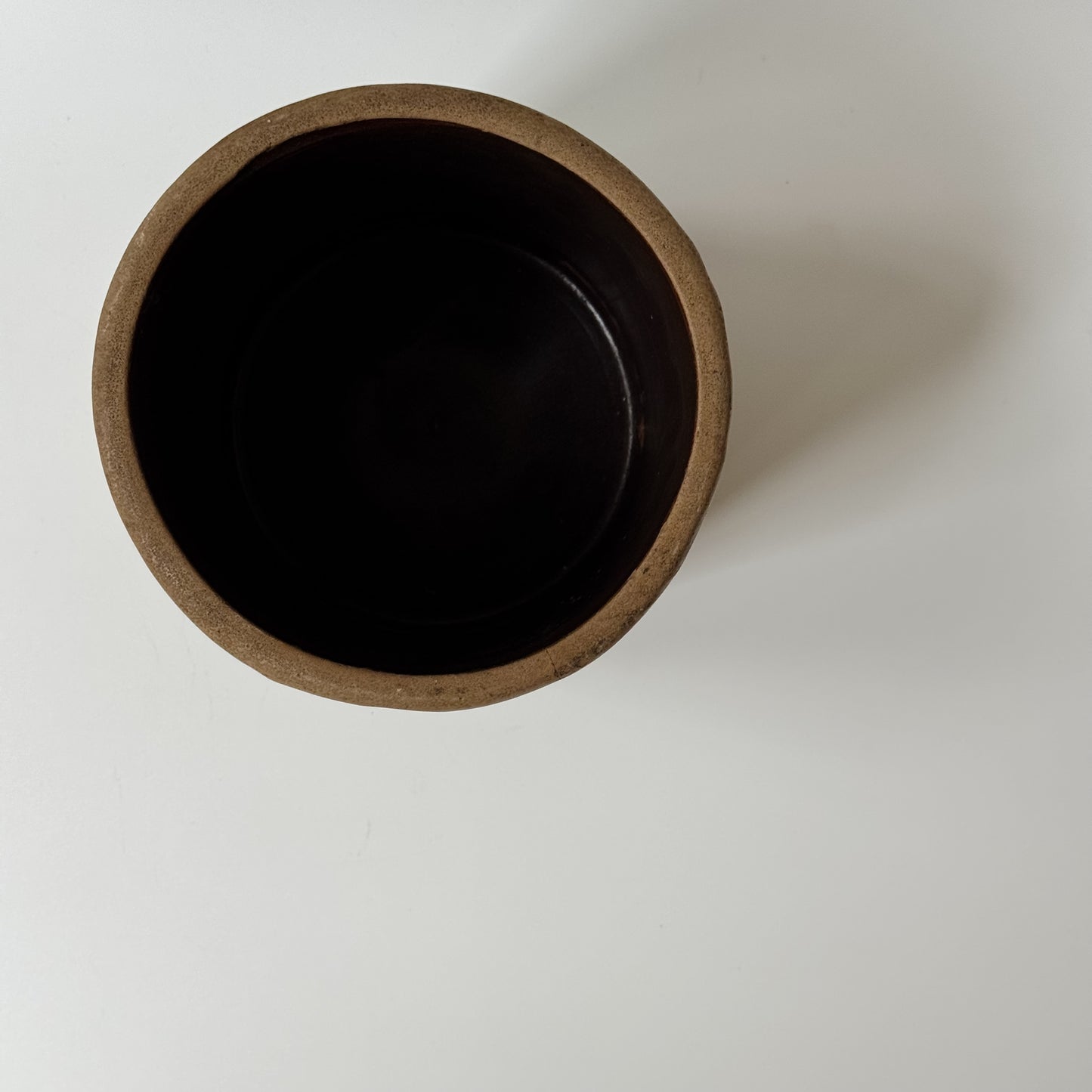 Vintage Matte Stoneware Crock & Vase