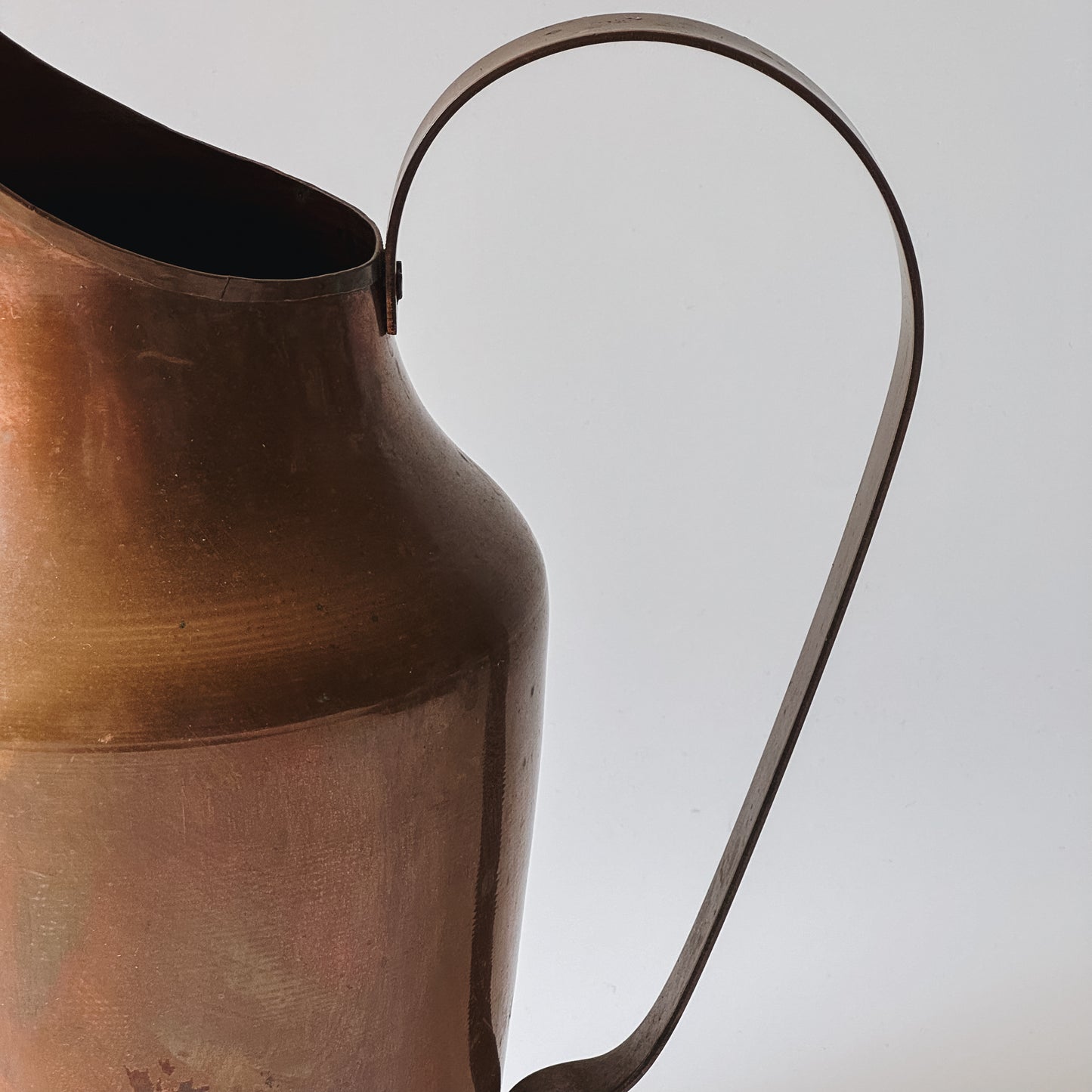 Vintage Solid Copper Pitcher