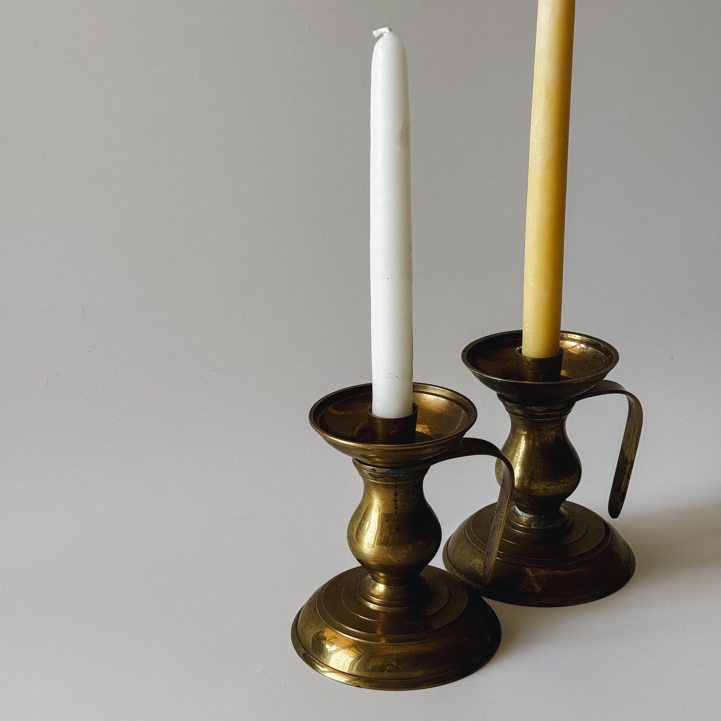 Vintage Solid Brass Candlestick