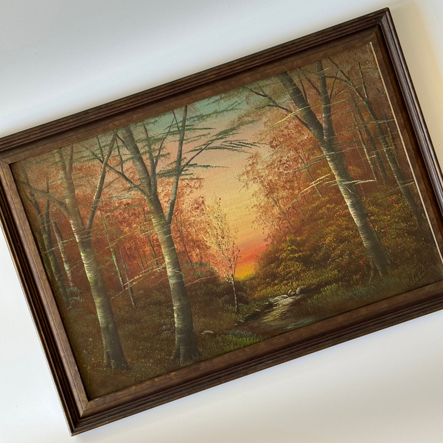 Vintage Original Scenic Oil Painting