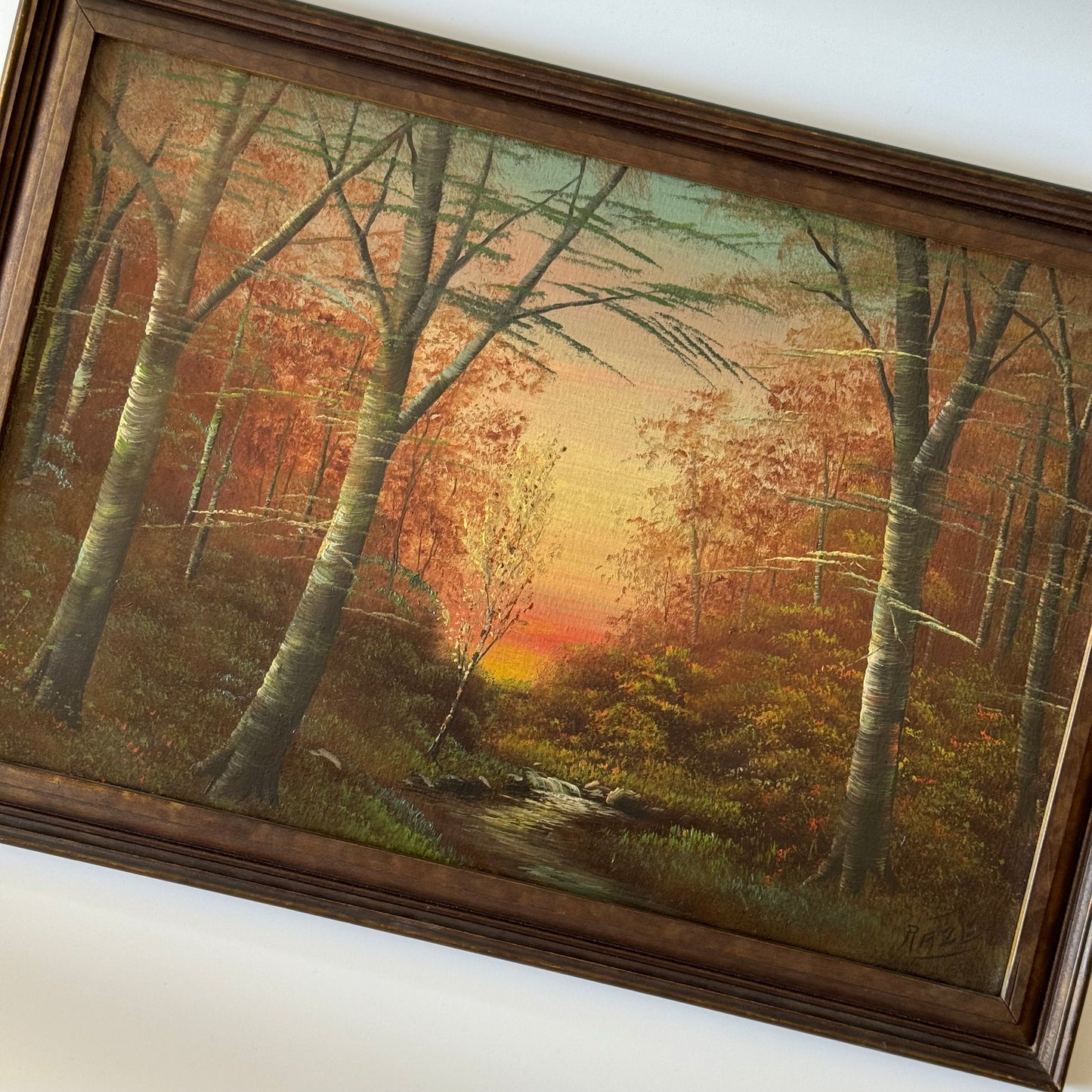 Vintage Original Scenic Oil Painting