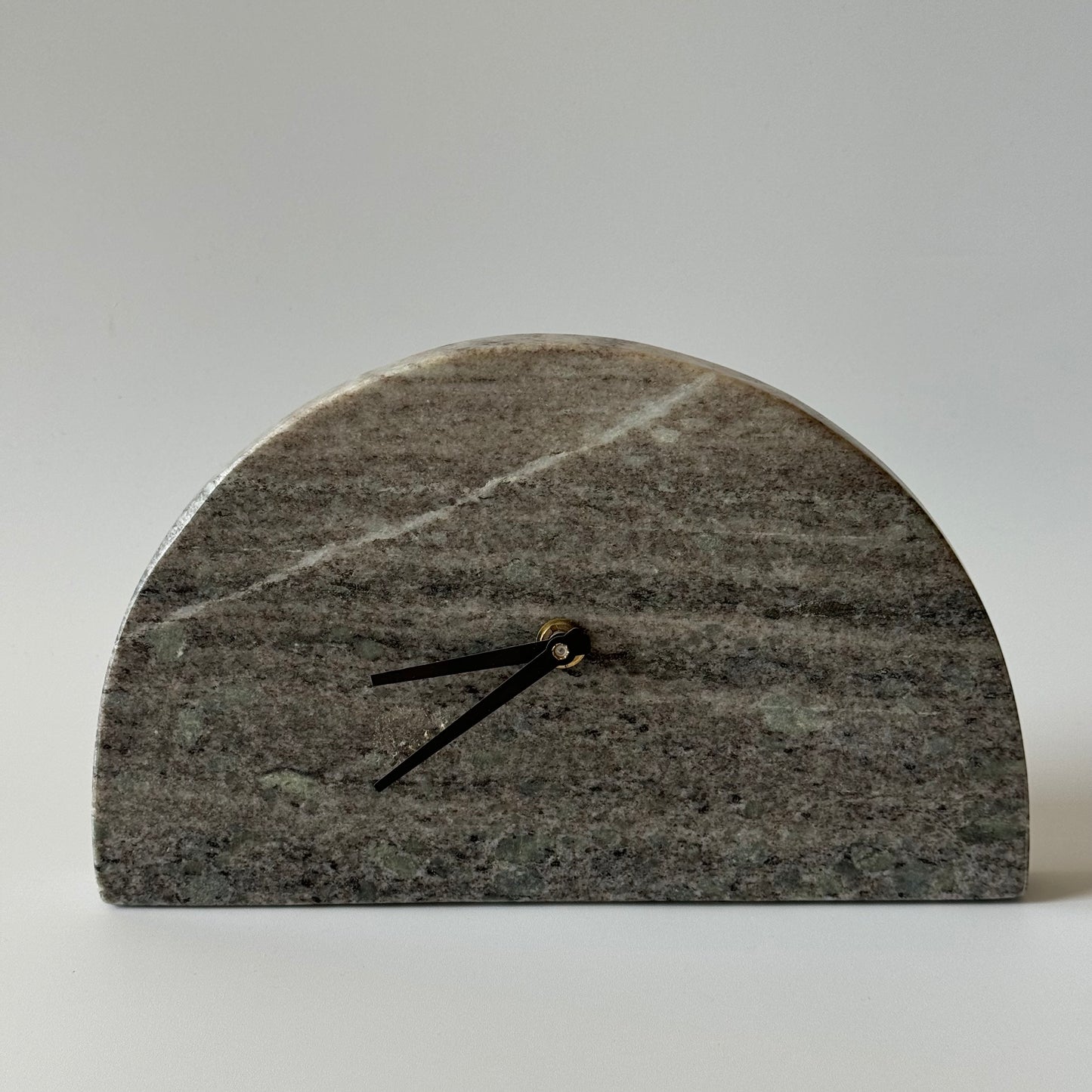 Marble Mid-Century Style Clock