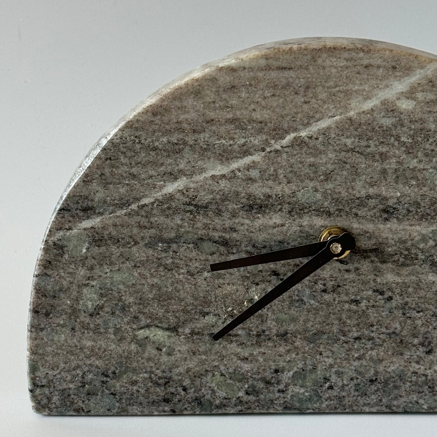 Marble Mid-Century Style Clock