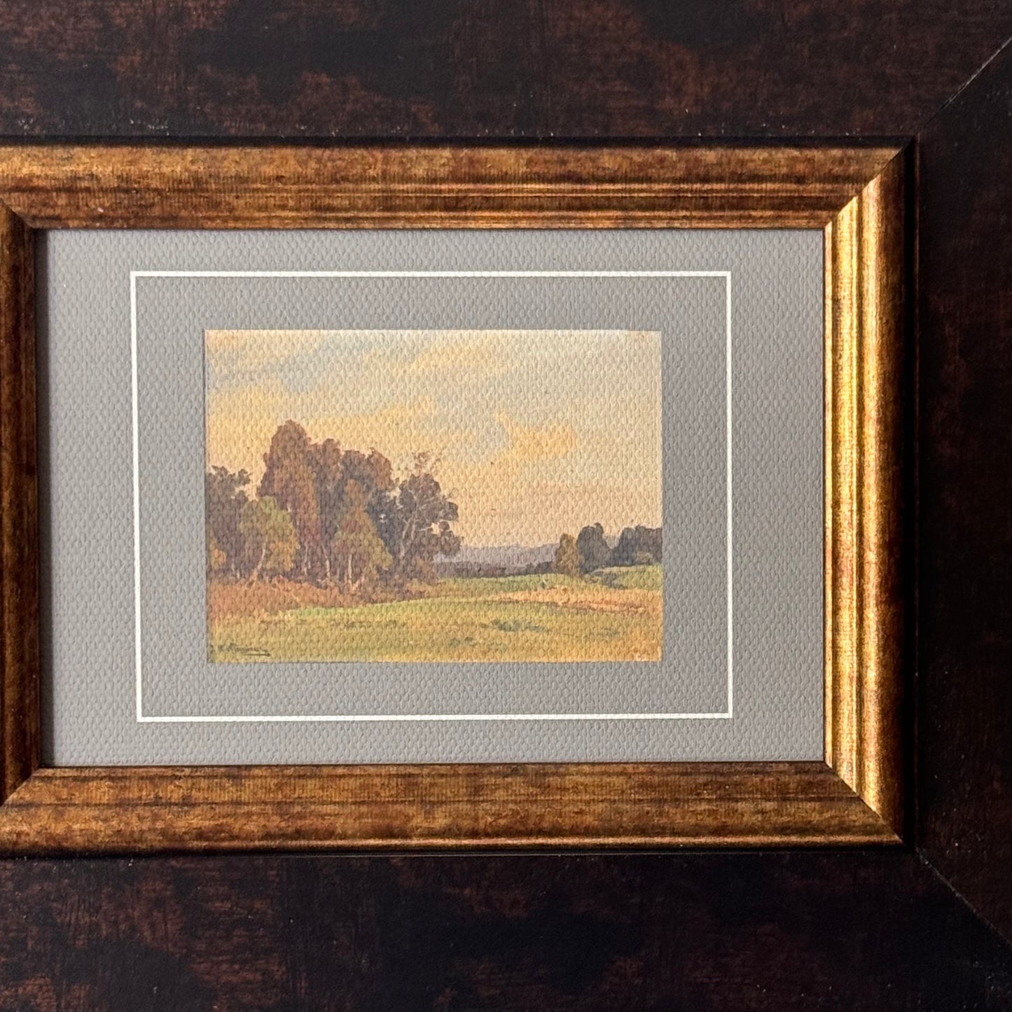 Antique-Style Framed Print | Autumn Skies