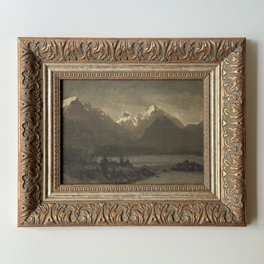 Antique-Style Framed Print | To the Mountains