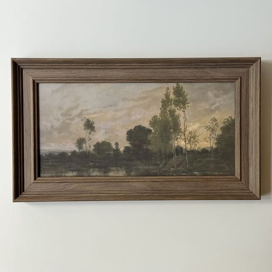 Antique-Style Framed Print | Dusk 'til Dawn
