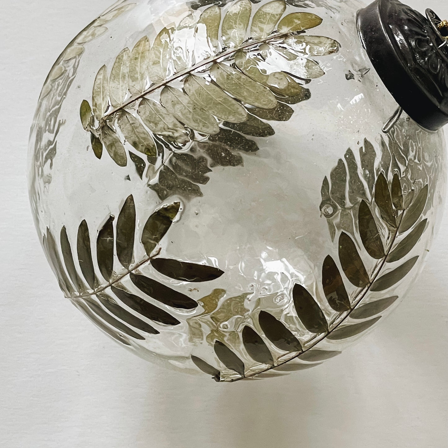 Natural Botanical Handblown Glass Ornament