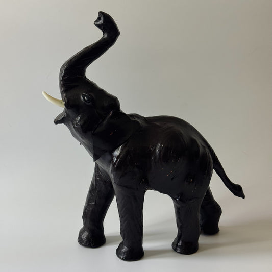 Vintage Standing Mache Elephant