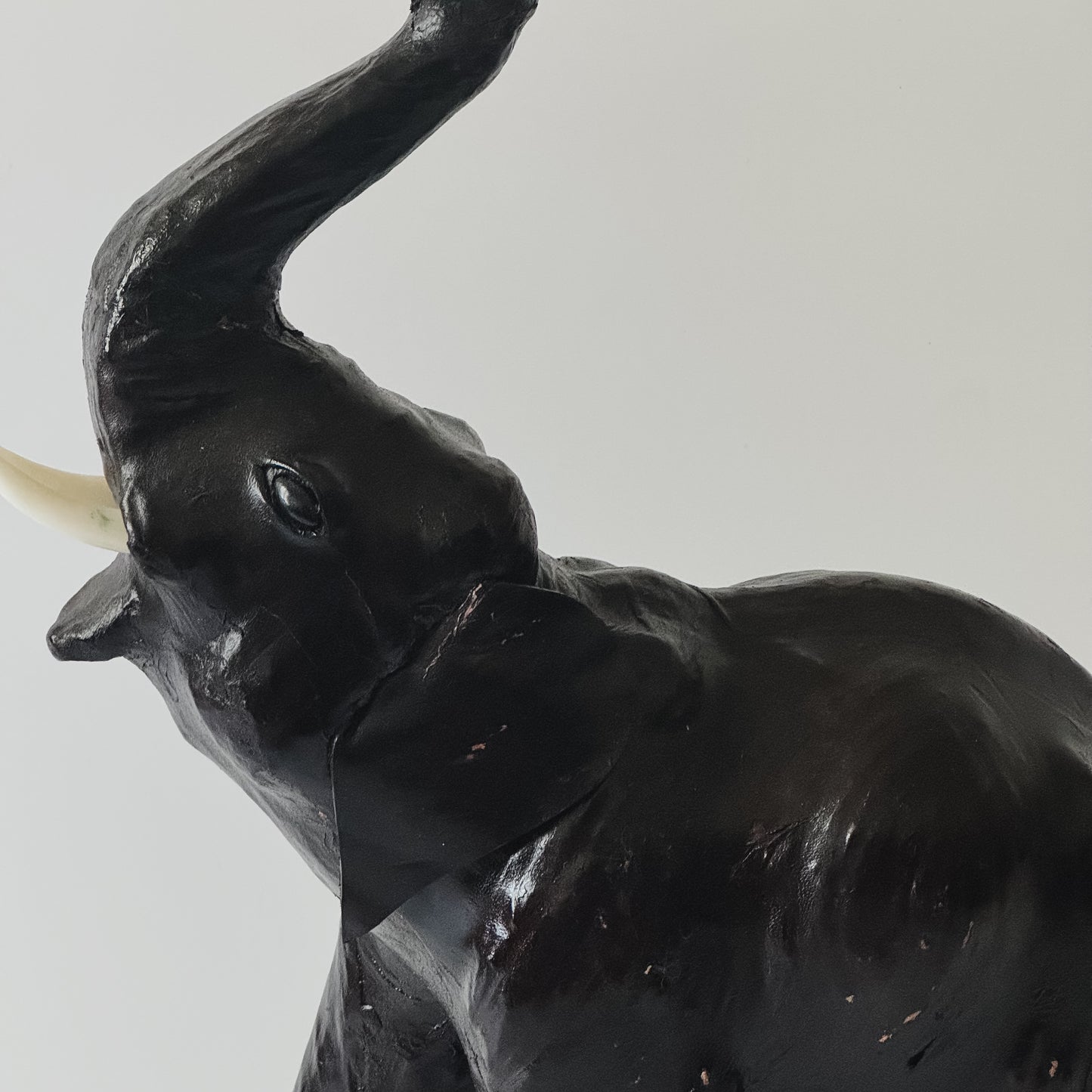 Vintage Standing Mache Elephant