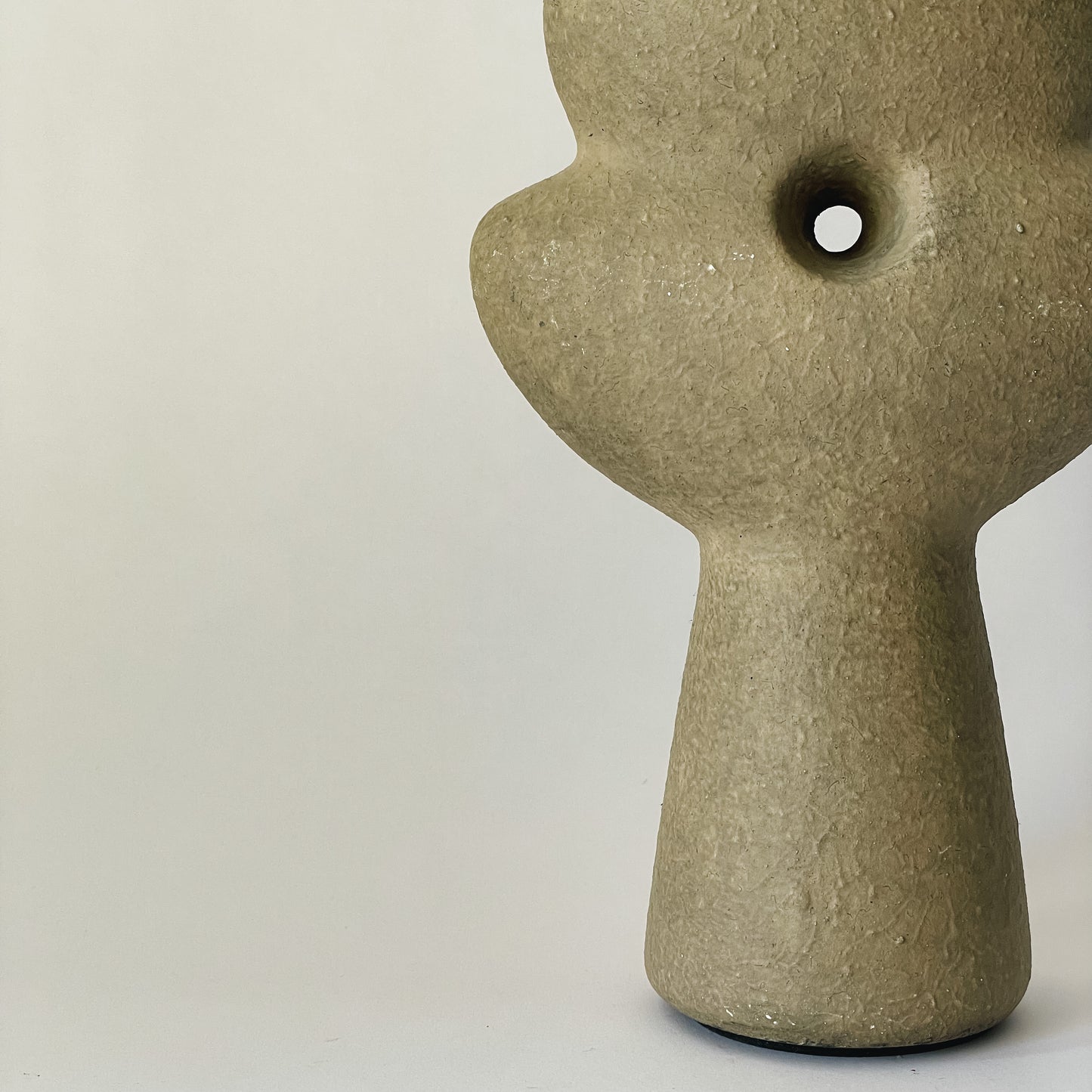 Modern Abstract Textured Terracotta Vase
