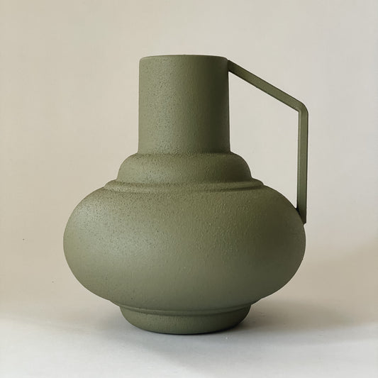 Greyson Metal Handled Vase