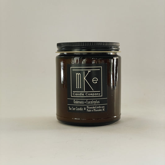 MKE Candle Co. Soy Candle | Oakmoss + Eucalyptus