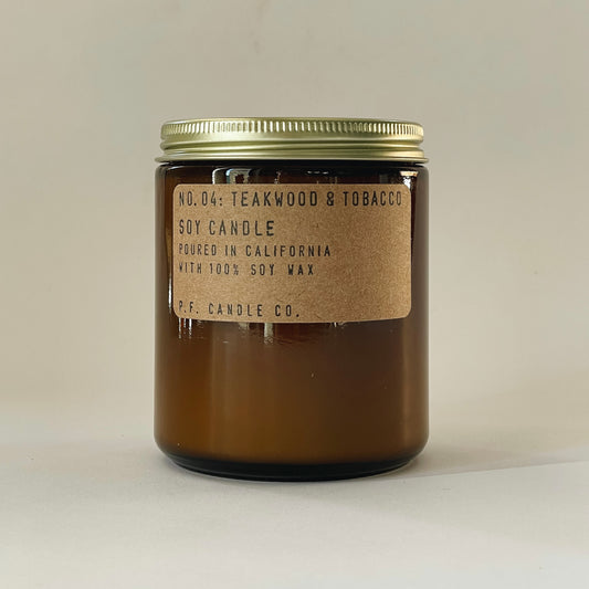 P.F. Candle Co. Soy Candle | Teakwood & Tobacco