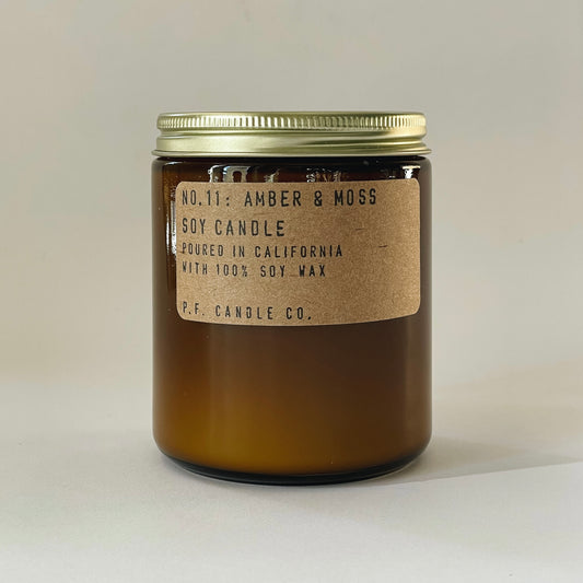 P.F. Candle Co. Soy Candle | Amber & Moss