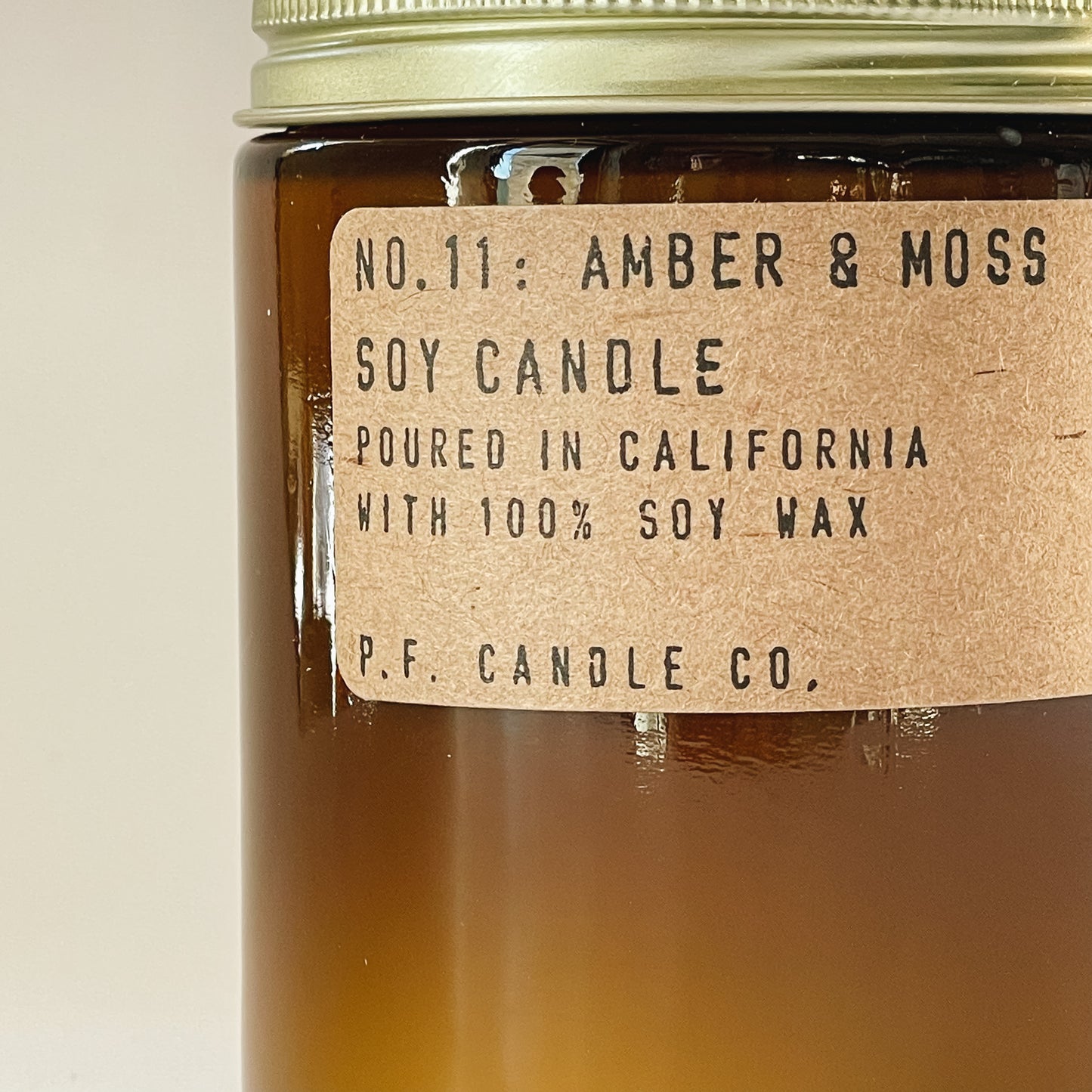 P.F. Candle Co. Soy Candle | Amber & Moss