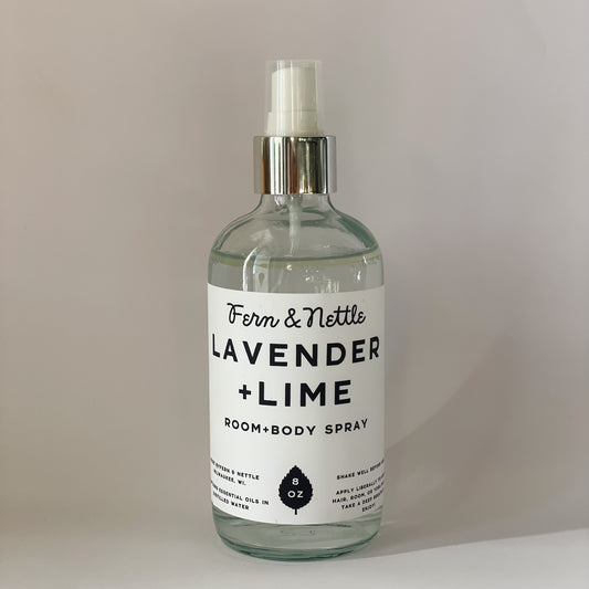 Fern & Nettle Handmade Lavender + Lime Room Spray