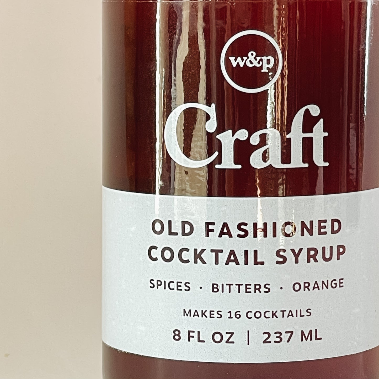 Craft Old Fashioned Cocktail Syrup
