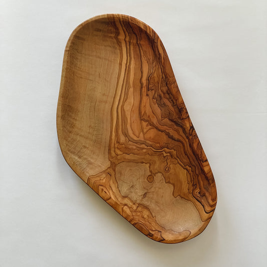 Natural Olive Wood Serving Platter | Md