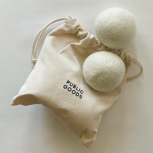 Public Goods Eco Wool Dryer Balls | Set of 4