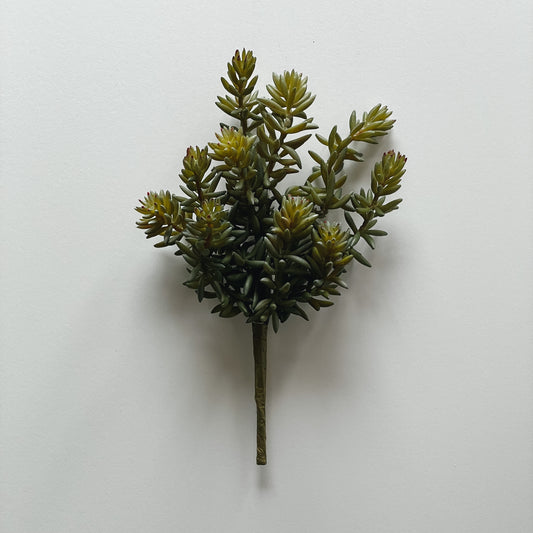 Faux Sedum Succulent Pick