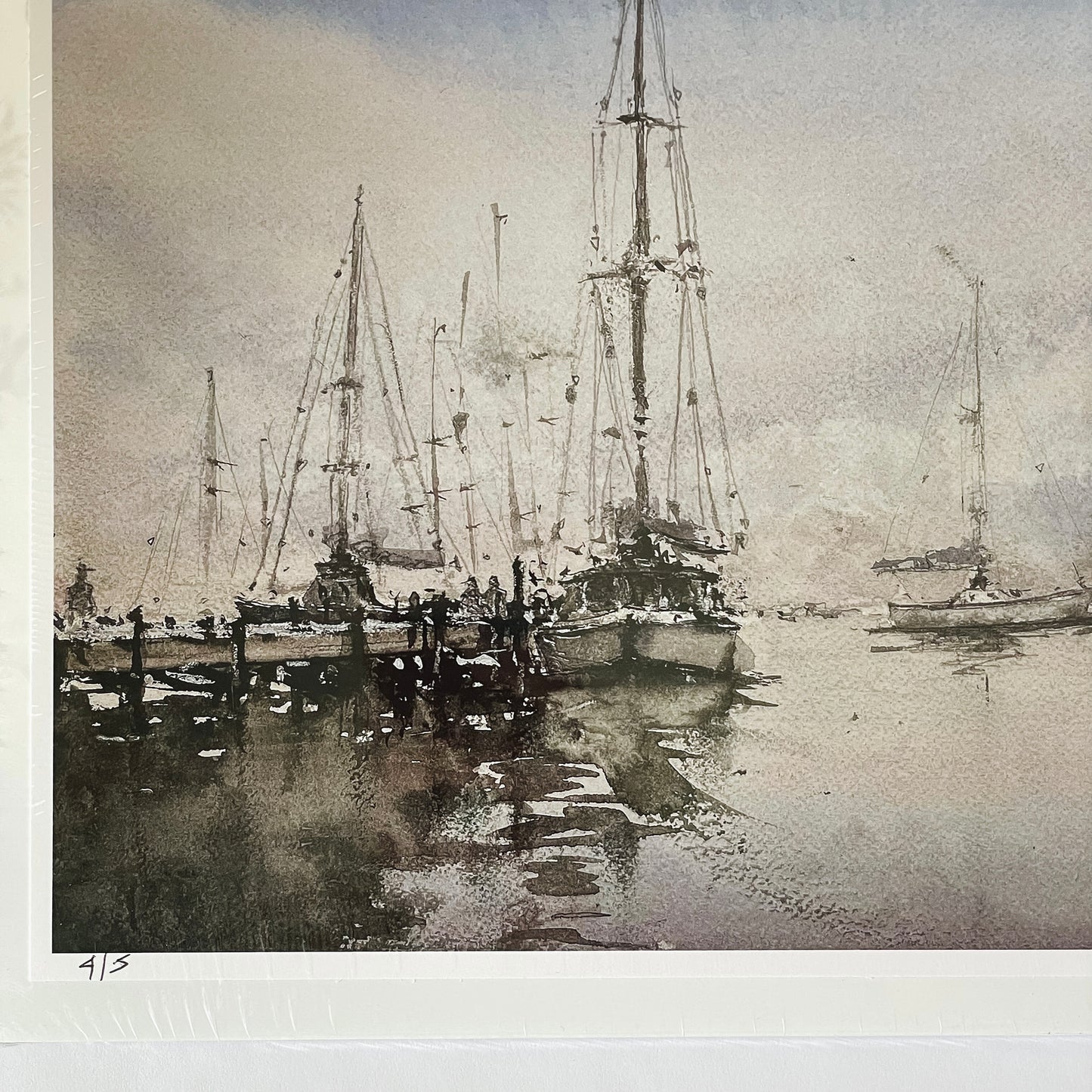 Ben Otten Original Print | Milwaukee Yacht Club, WI