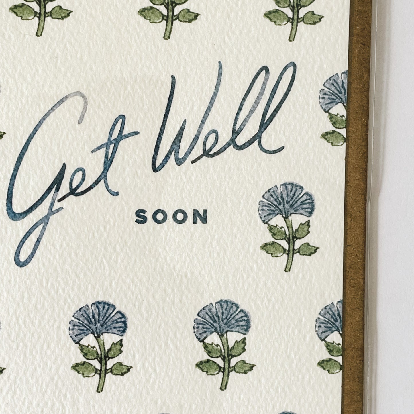 Handmade Watercolor Greeting Card | Get Well Soon