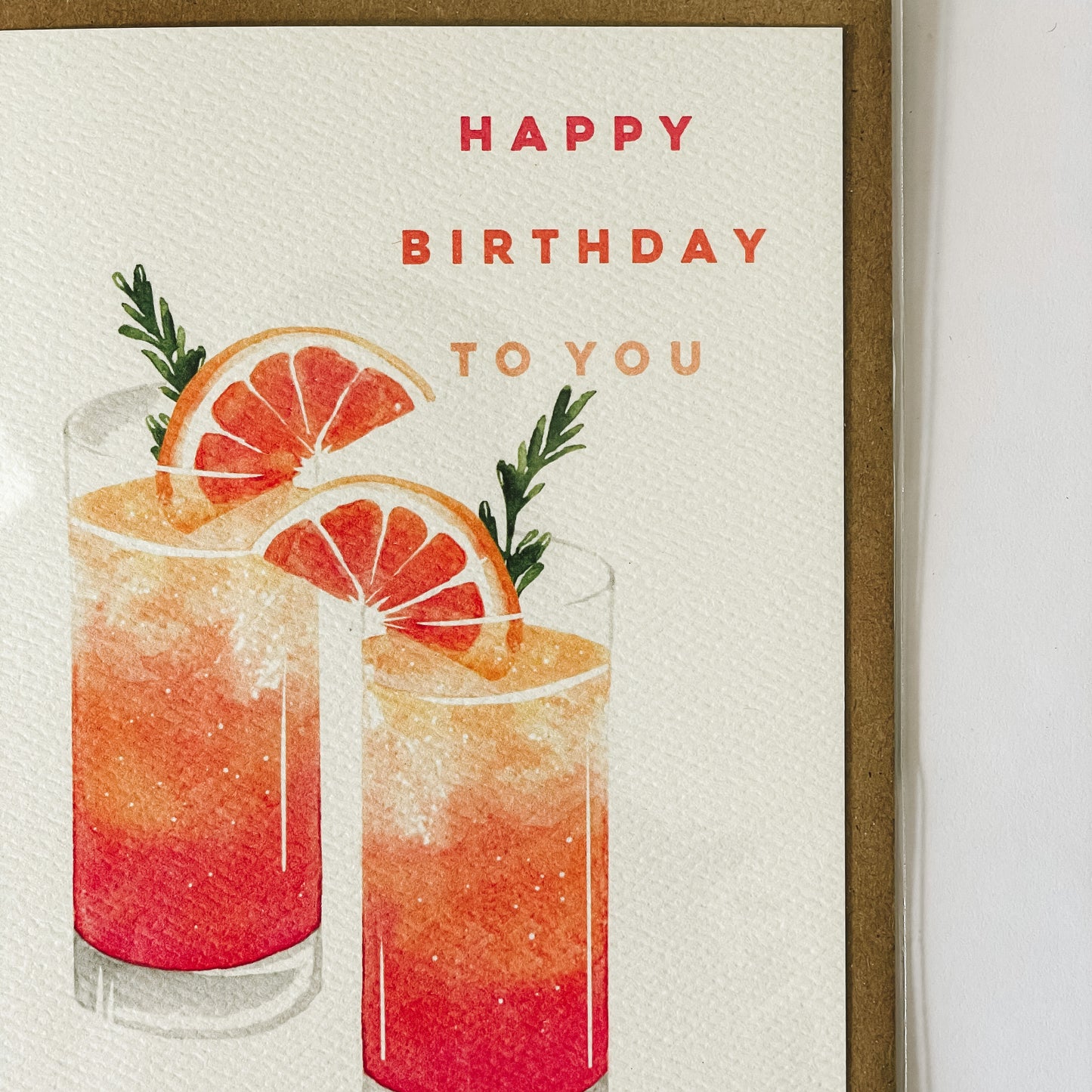 Handmade Watercolor Greeting Card | Palomas Birthday